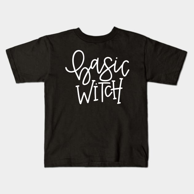 Basic Witch Kids T-Shirt by innergeekboutique